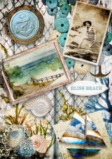 Decoupage Queen Bliss Beach A4