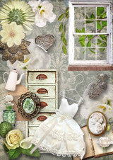 Decoupage Queen Garden Party A4