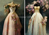 Decoupage Queen Spring Gowns A3