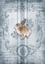Decoupage Queen Grain Sack Hase A4