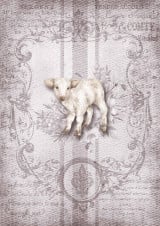 Decoupage Queen Grain Sack Lamm A4
