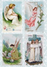 Decoupage Queen Easter Angels A4