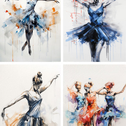 Decoupage Queen Andy Skinner Ballett Viererpack A4