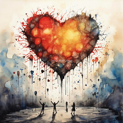 Decoupage Queen Andy Skinner Das Herz der Emotionen A4