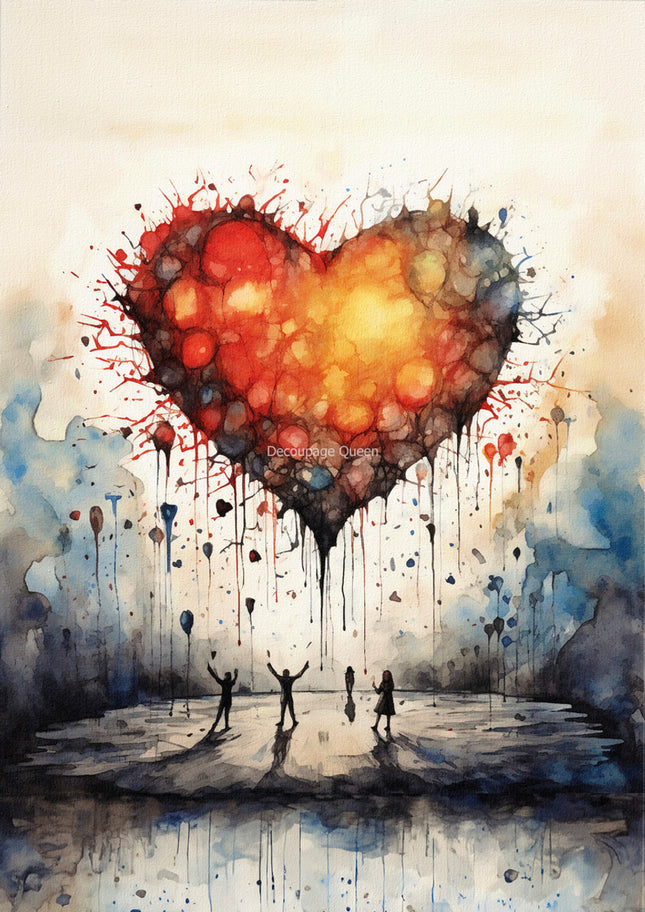 Decoupage Queen Andy Skinner Das Herz der Emotionen A4