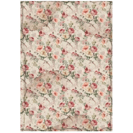 Auswahl 6 Reispapier A4 - House of Roses