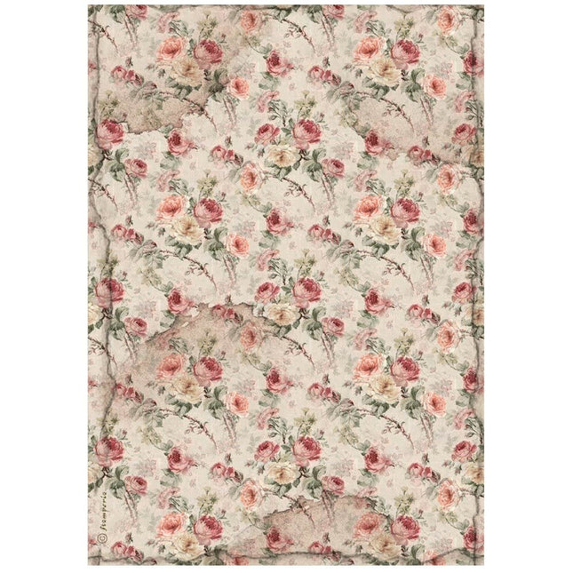 Auswahl 6 Reispapier A4 - House of Roses