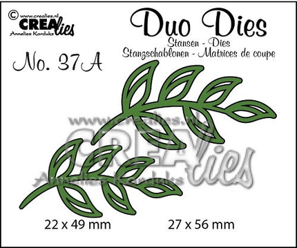 Crealies Duo Dies Nr.37 Blätter 5
