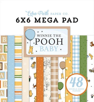 Winnie The Pooh Baby 6x6 Zoll Kartenmacher Mega Pad