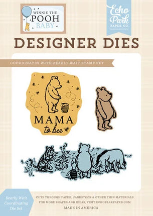 Winnie The Pooh Baby Designer Stanzformen Bearly Wait
