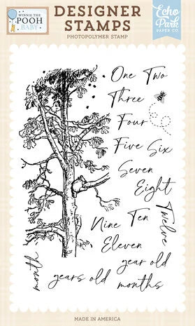 Winnie The Pooh Baby Designer Stempel Erste Jahresmeilensteine