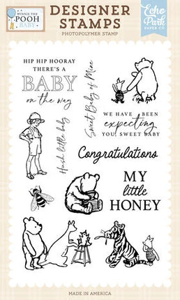 Winnie The Pooh Baby Designer Stempel Mein kleiner Honig