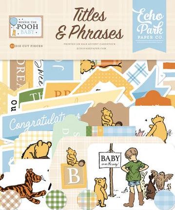 Echo Park Winnie The Pooh Baby Titel & Phrasen