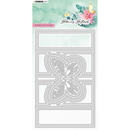 Studio Light • Blooming Butterfly Stanzschablonen Schmetterlingskarte