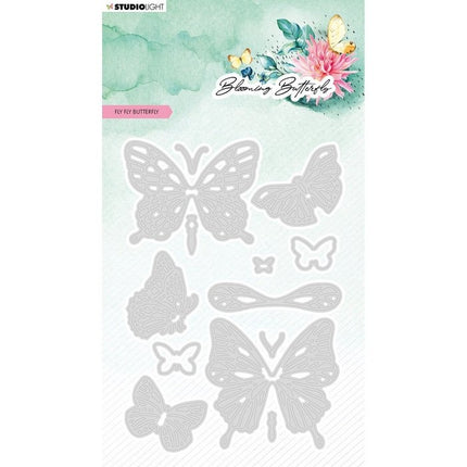 Studio Light • Blooming Butterfly Stanzschablonen Flieg, flieg Schmetterling