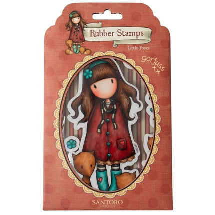 Gorjuss Cling Stamp Kleine Füchse