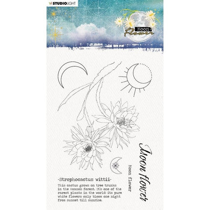 Studio Light • Moon Flower Collection Klarsichtstempel Strophocactus Wittii Nr.134