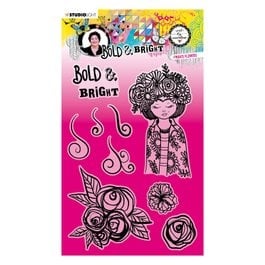 Studio Light • Bold & Bright Clear Stempel Fridas Blumen