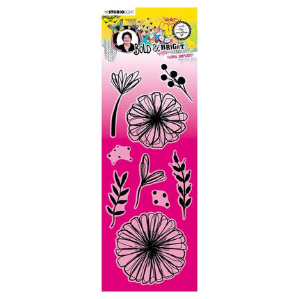 Studio Light • Bold & Bright Clear Stempel Florale Schlichtheit