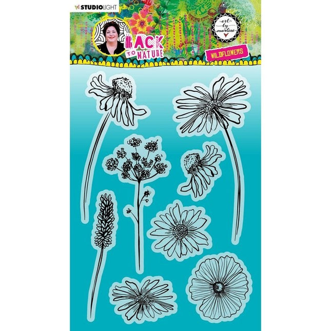 Studio Light • Back to Nature Clear Stempel Wildblumen