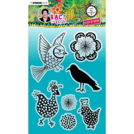 Studio Light • Back to Nature Clear Stempel Viele Vögel