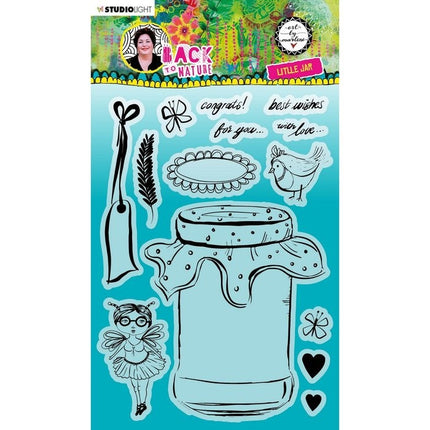 Studio Light • Back to Nature Clear Stempel Kleines Glas