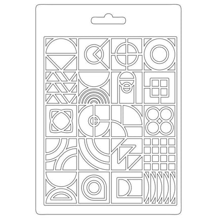 Weiche Form A5 - Bauhaus Textur