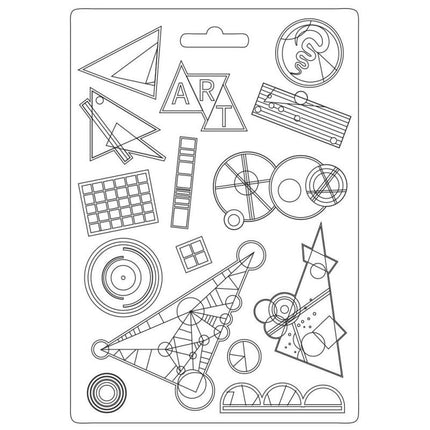 Weiche Form A5 - Bauhaus Kandinsky Rhythmus