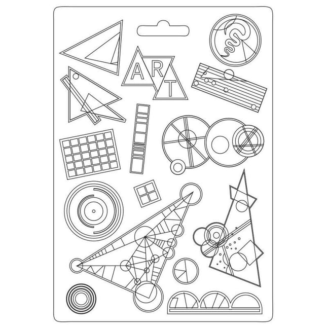 Weiche Form A5 - Bauhaus Kandinsky Rhythmus