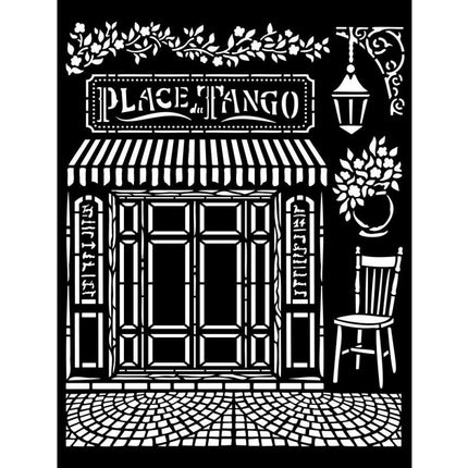 Dicke Schablone cm 20X25 - Desire Place Tango