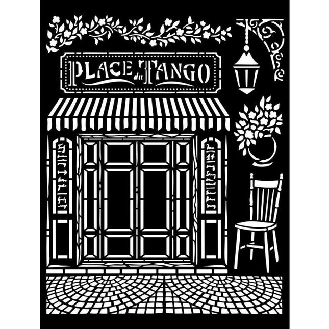 Dicke Schablone cm 20X25 - Desire Place Tango