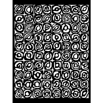 Dicke Schablone cm 20X25 - Bauhaus Muster