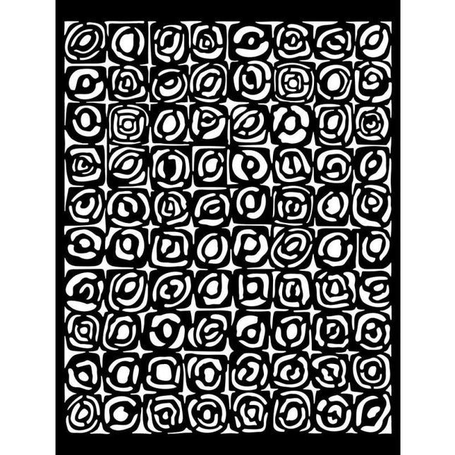 Dicke Schablone cm 20X25 - Bauhaus Muster