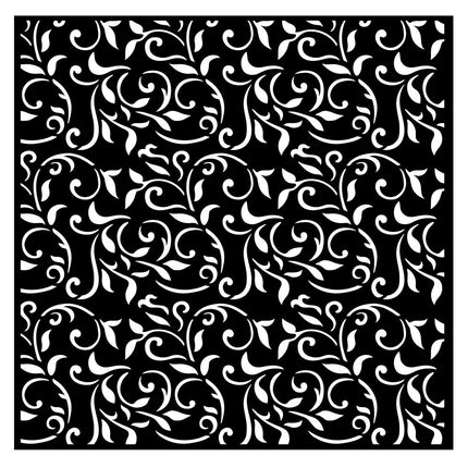 Dicke Schablone cm 18X18 - Du und ich Textur
