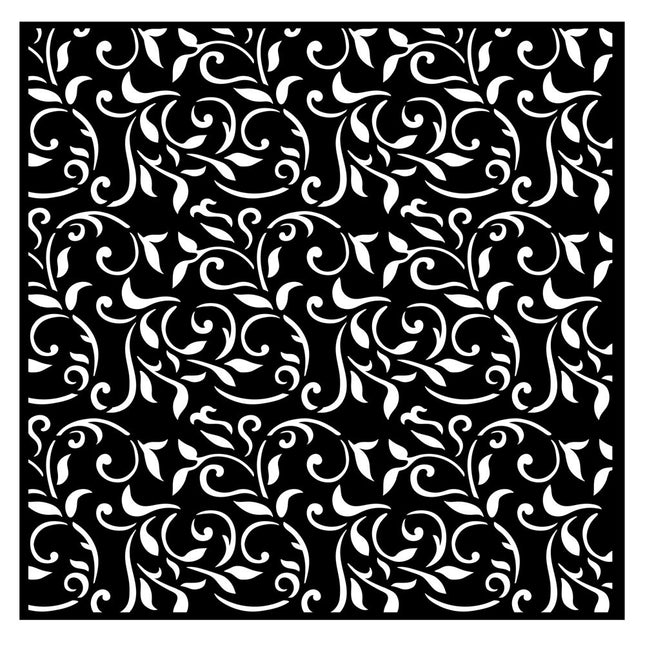 Dicke Schablone cm 18X18 - Du und ich Textur