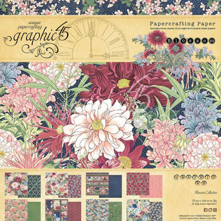 Blossom 8x8 Zoll Papierblock