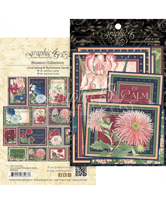 Blossom Ephemera & Journaling Karten (4502164)