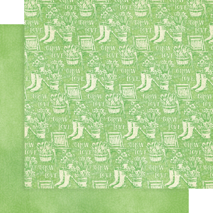 Grow with Love 12x12 Zoll Muster & Uni Pack