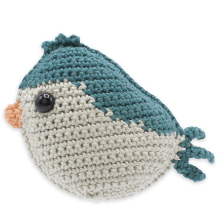 Häkelset Vögelchen Blau - Amigurumi DIY Kit