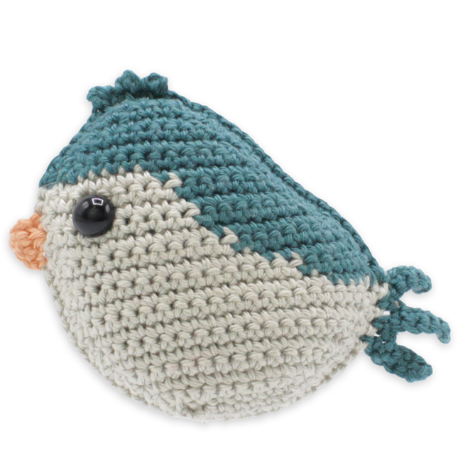 Häkelset Vögelchen Blau - Amigurumi DIY Kit