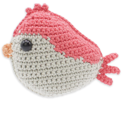 Häkelset Vögelchen Rot - Amigurumi DIY Kit