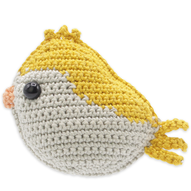 Häkelset Vögelchen Gelb - Amigurumi DIY Kit