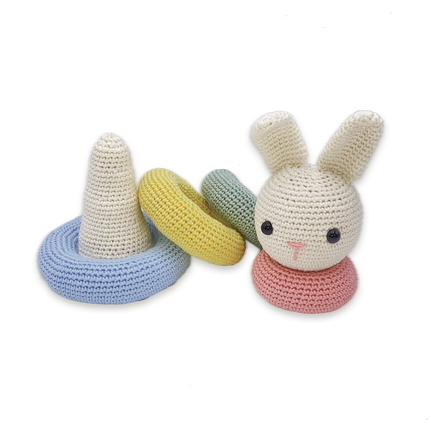Häkelset Stapelkaninchen - Amigurumi DIY Kit