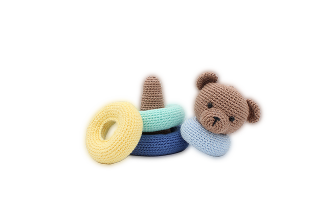 Häkelset Stapelbär - Amigurumi DIY Kit