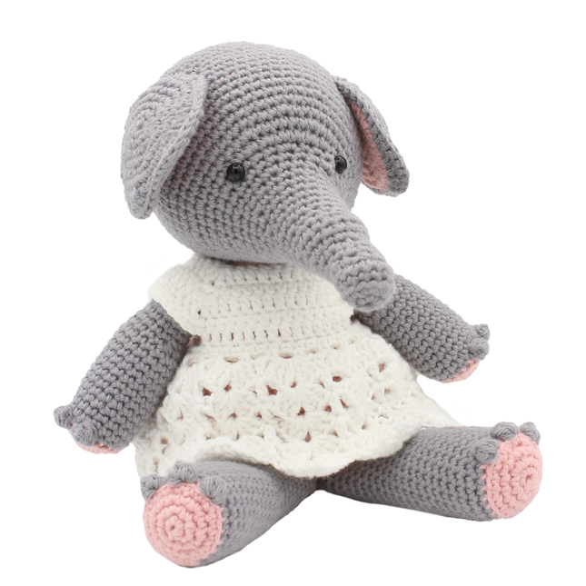 Häkelset Olga Elefant - Amigurumi DIY Kit