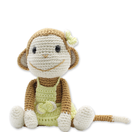 Häkelset Äffchen Nikki - Amigurumi DIY Kit