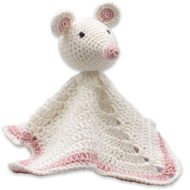 Häkelset Schmusetuch Maus - Amigurumi DIY Kit