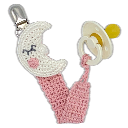 Häkelset Schnullerkette Mond - Amigurumi DIY Kit