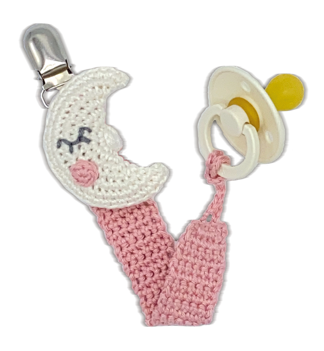 Häkelset Schnullerkette Mond - Amigurumi DIY Kit