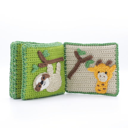 Häkelset Weiches Buch Dschungel - Amigurumi DIY Kit